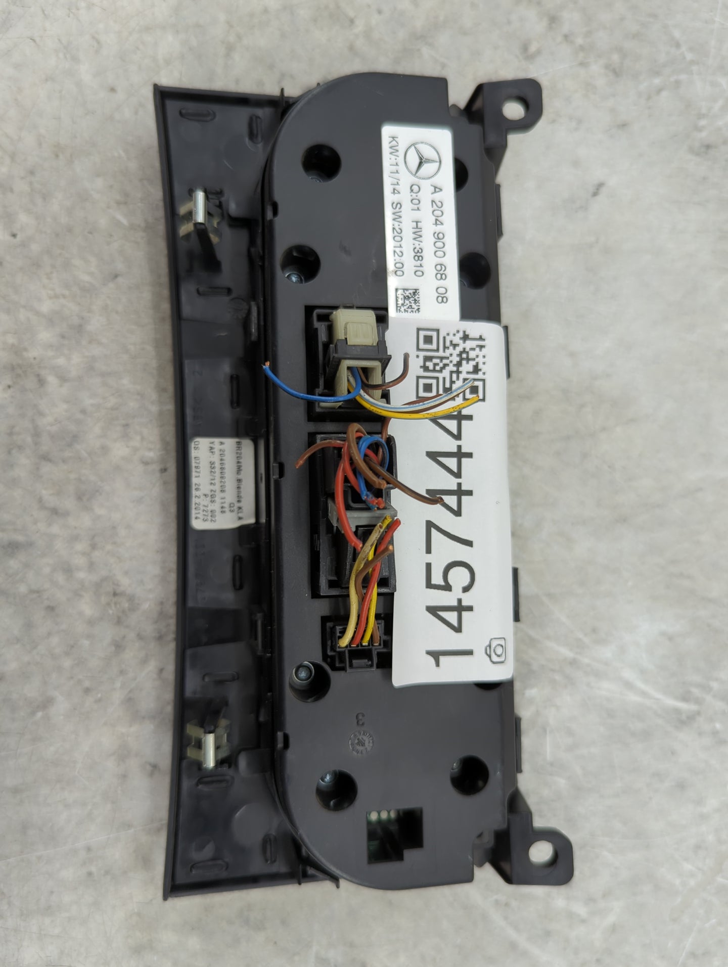 2013-2014 Mercedes-Benz C250 Climate Control Module Temperature AC/Heater Replacement P/N:A 204 900 68 08 Fits Fits 2013 201