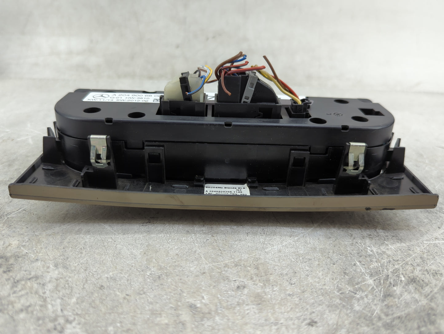 2013-2014 Mercedes-Benz C250 Climate Control Module Temperature AC/Heater Replacement P/N:A 204 900 68 08 Fits Fits 2013 201