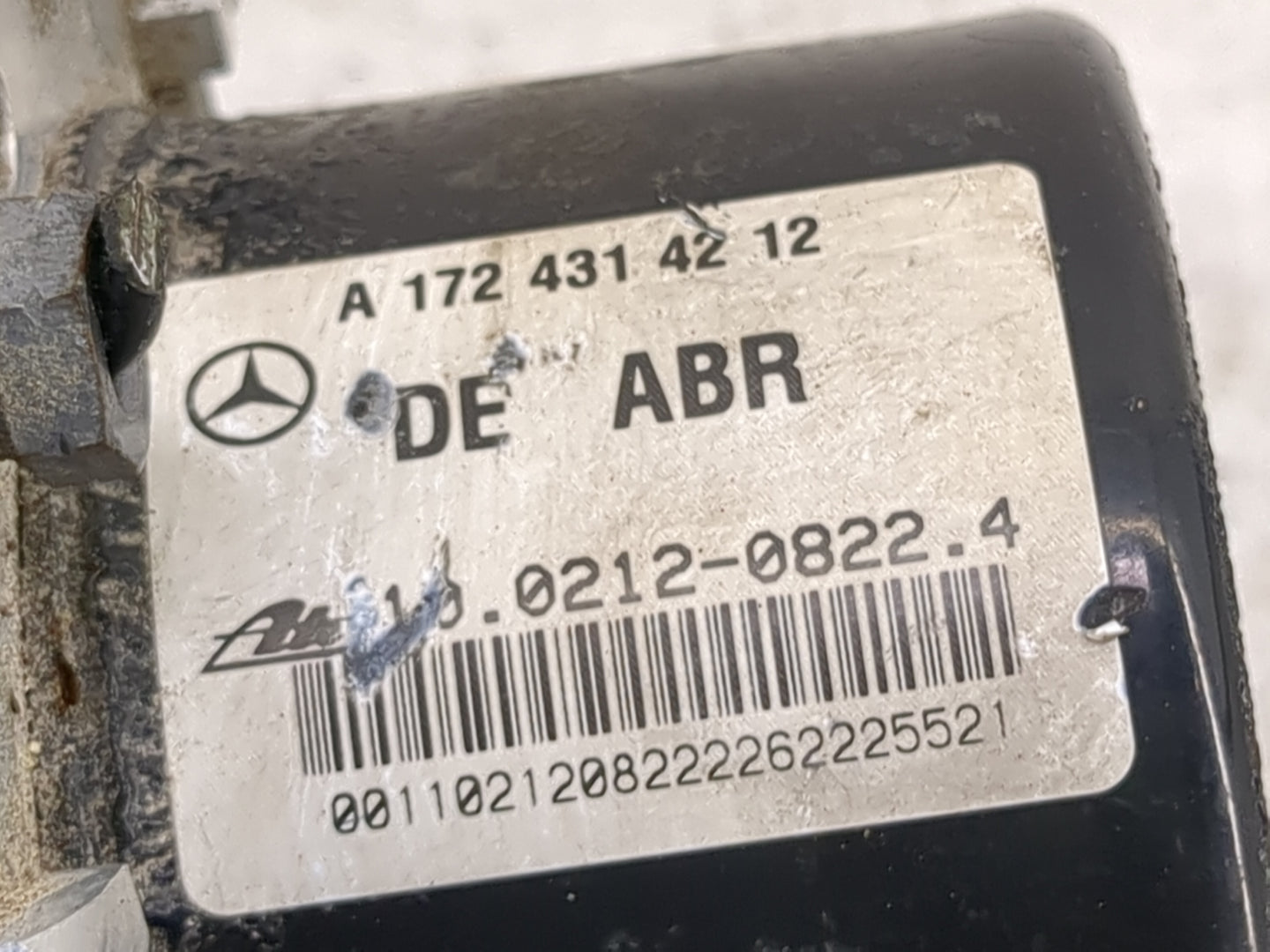 2013-2015 Mercedes-Benz C250 ABS Pump Control Module Replacement P/N:A 172 431 42 12 Fits Fits 2013 2014 2015 OEM Used Auto 