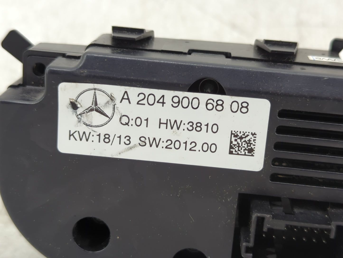 2013-2014 Mercedes-Benz C250 Climate Control Module Temperature AC/Heater Replacement P/N:A 204 900 68 08 Fits Fits 2013 201