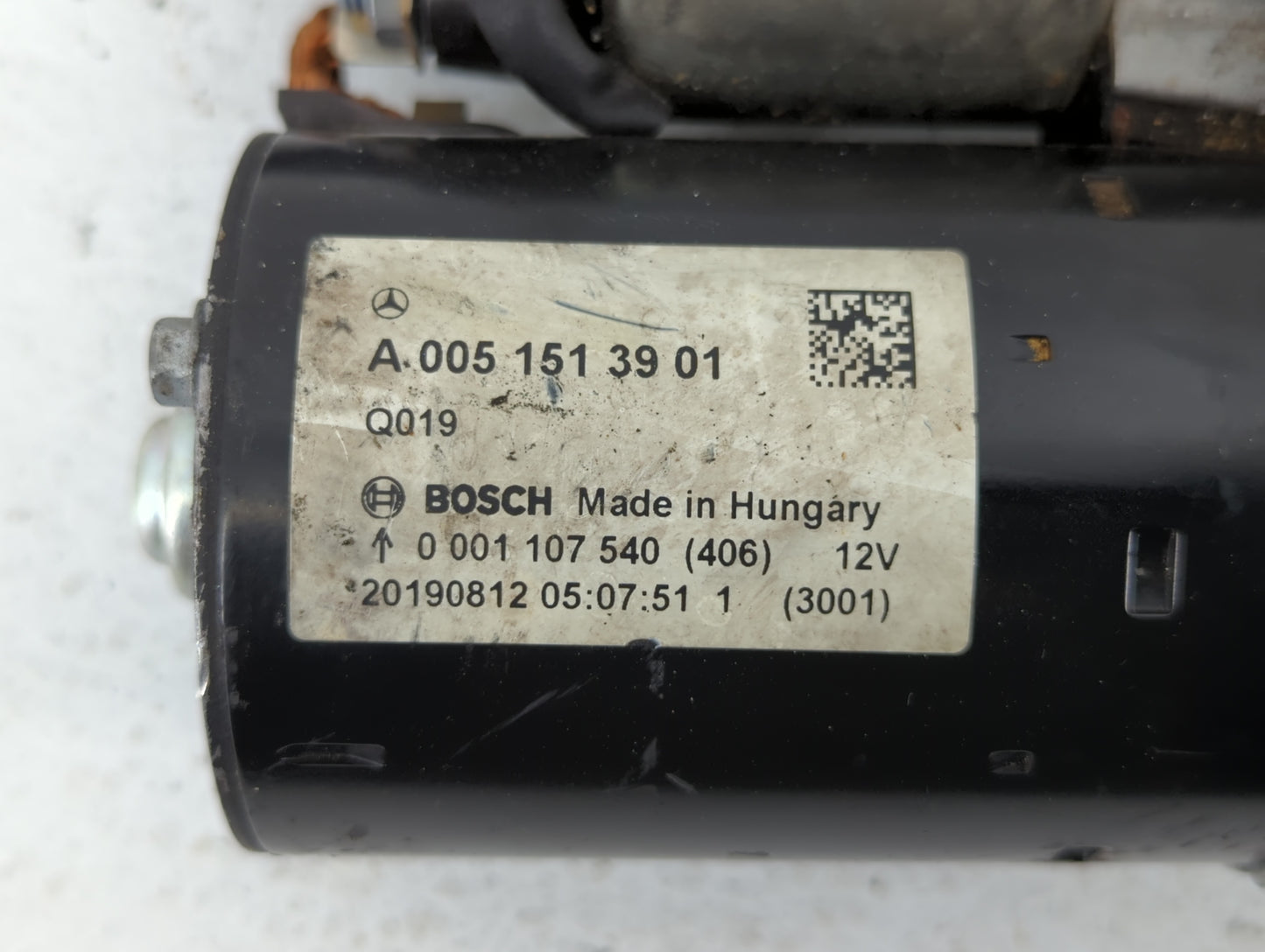 2012-2015 Mercedes-Benz C250 Car Starter Motor Solenoid OEM P/N:A 005 151 39 01 Fits Fits 2003 2004 2005 2012 2013 2014 2015