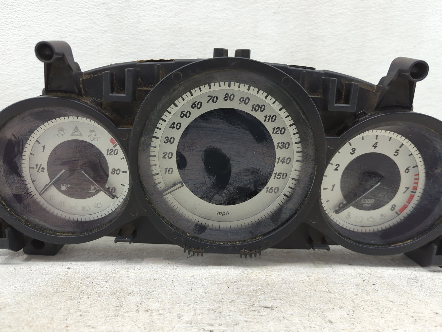 2014 Mercedes-Benz C350 Instrument Cluster Speedometer Gauges P/N:A2049005213 Miles: Fits OEM Used Auto Parts - Oemusedautop