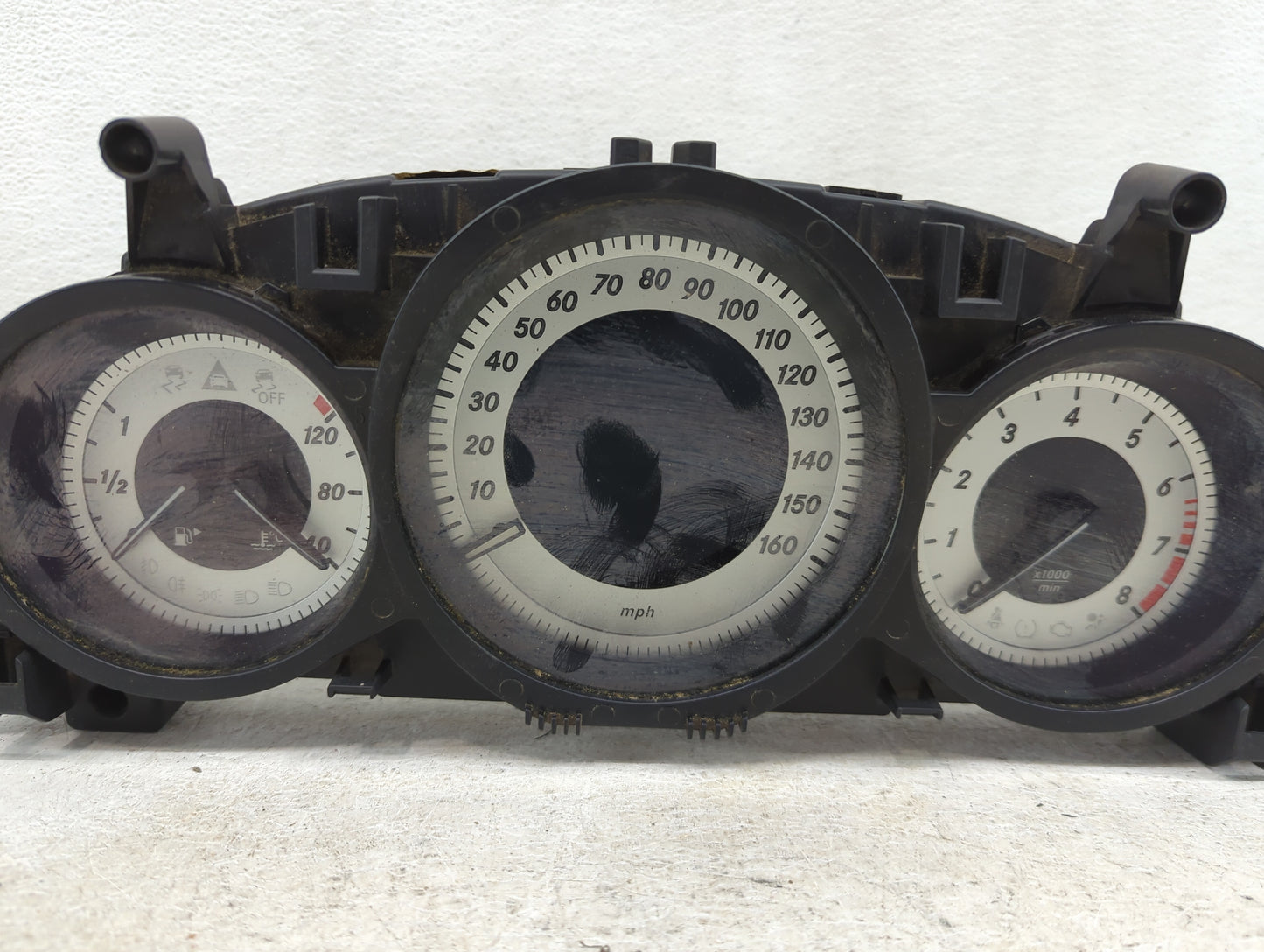 2014 Mercedes-Benz C350 Instrument Cluster Speedometer Gauges P/N:A2049005213 Miles: Fits OEM Used Auto Parts - Oemusedautop