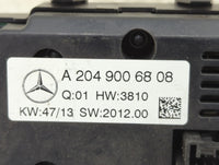 2013-2014 Mercedes-Benz C350 Climate Control Module Temperature AC/Heater Replacement P/N:A 204 900 68 08 Fits Fits 2013 201