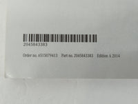 2014 Mercedes-Benz C350 Owners Manual Book Guide P/N:2045843383 OEM Used Auto Parts - Oemusedautoparts1.com