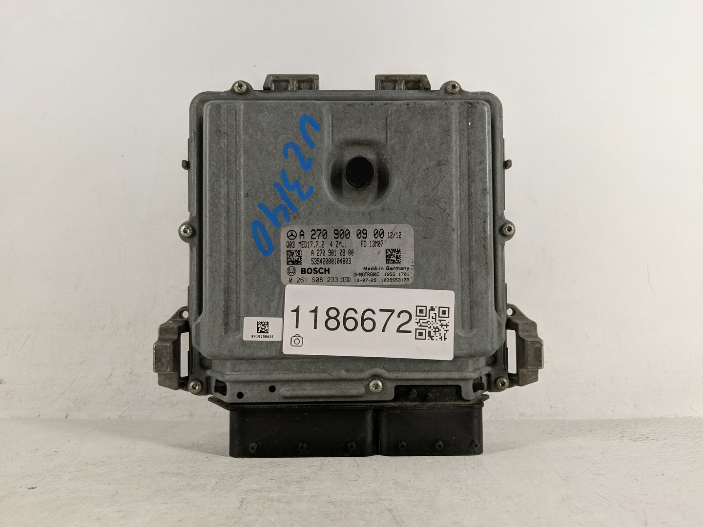 2014 Mercedes-Benz Cla180 PCM Engine Control Computer ECU ECM PCU OEM P/N:A 270 900 09 00 Fits Fits 2013 2015 OEM Used Auto 
