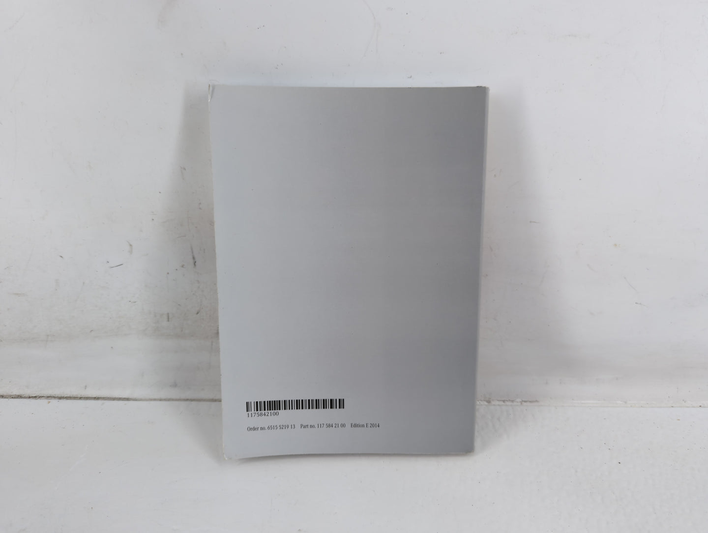 2014 Mercedes-Benz Cla180 Owners Manual Book Guide P/N:117 584 21 00 1175842100 OEM Used Auto Parts - Oemusedautoparts1.com