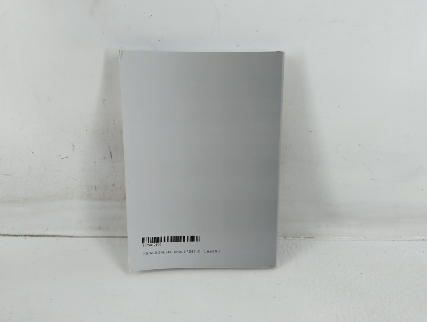 2014 Mercedes-Benz Cla180 Owners Manual Book Guide P/N:117 584 21 00 1175842100 OEM Used Auto Parts - Oemusedautoparts1.com