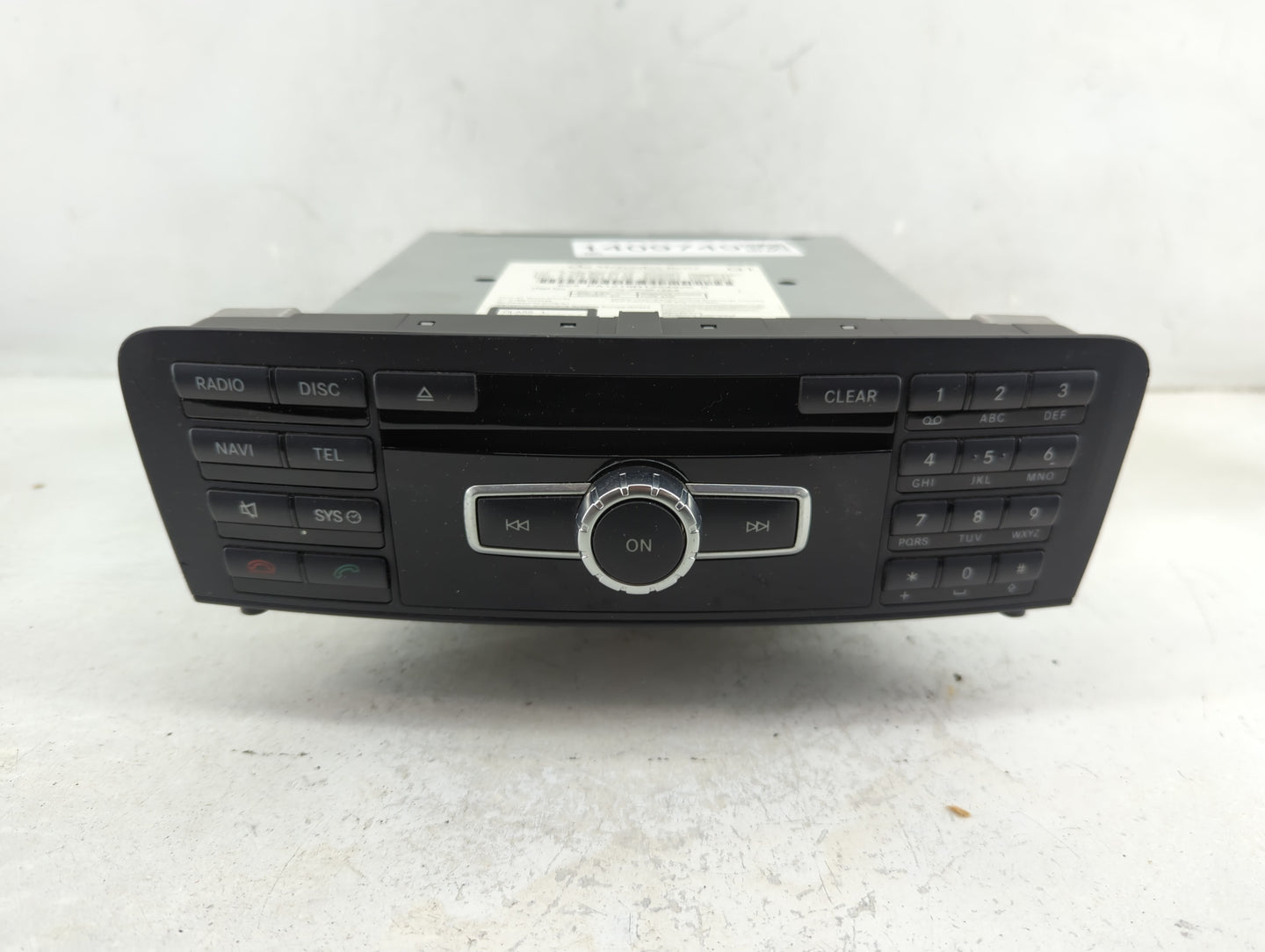2014 Mercedes-Benz Cla250 Radio AM FM Cd Player Receiver Replacement P/N:2469000612 Fits OEM Used Auto Parts - Oemusedautopa