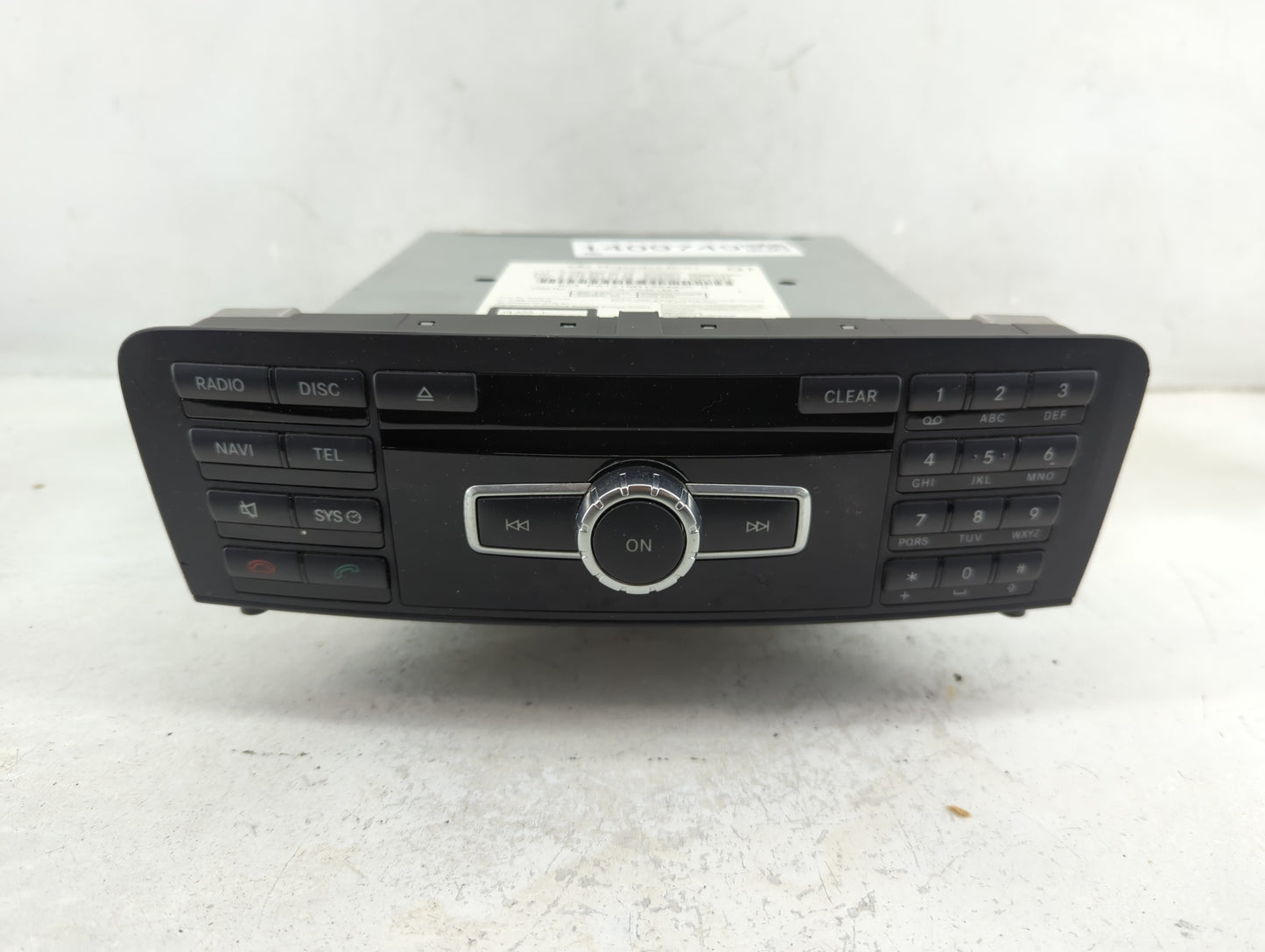 2014 Mercedes-Benz Cla250 Radio AM FM Cd Player Receiver Replacement P/N:2469000612 Fits OEM Used Auto Parts - Oemusedautopa