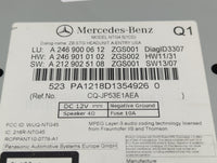 2014 Mercedes-Benz Cla250 Radio AM FM Cd Player Receiver Replacement P/N:2469000612 Fits OEM Used Auto Parts - Oemusedautopa