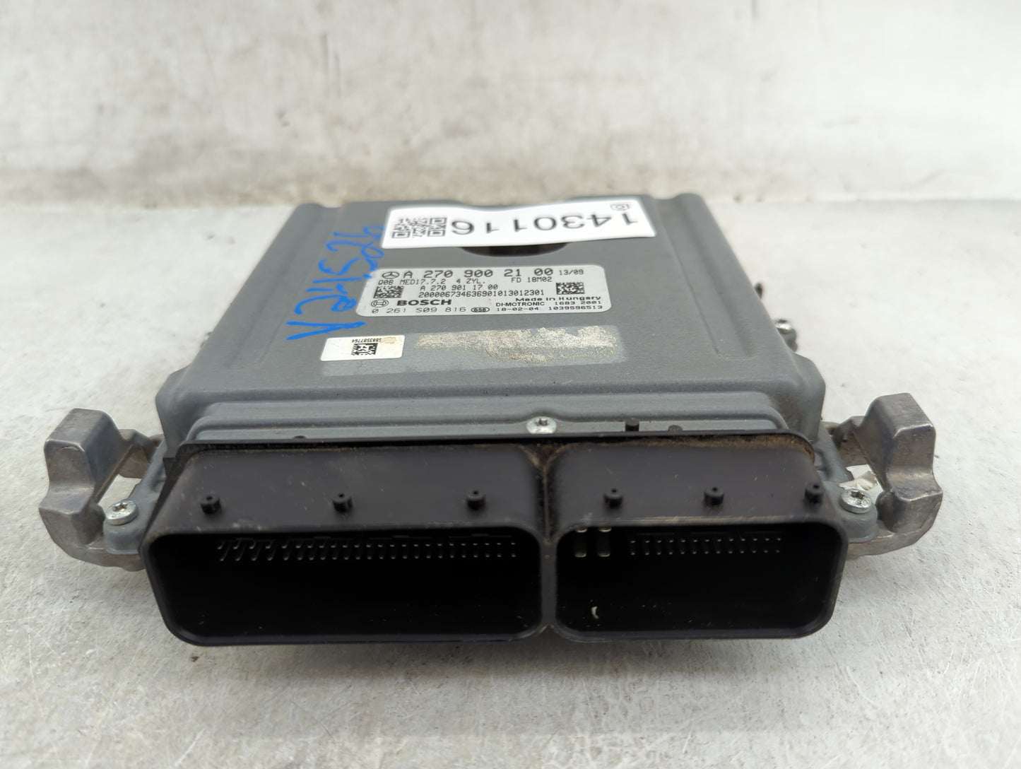2014-2019 Mercedes-Benz Cla250 PCM Engine Control Computer ECU ECM PCU OEM P/N:A 270 900 21 00 Fits OEM Used Auto Parts - Oe