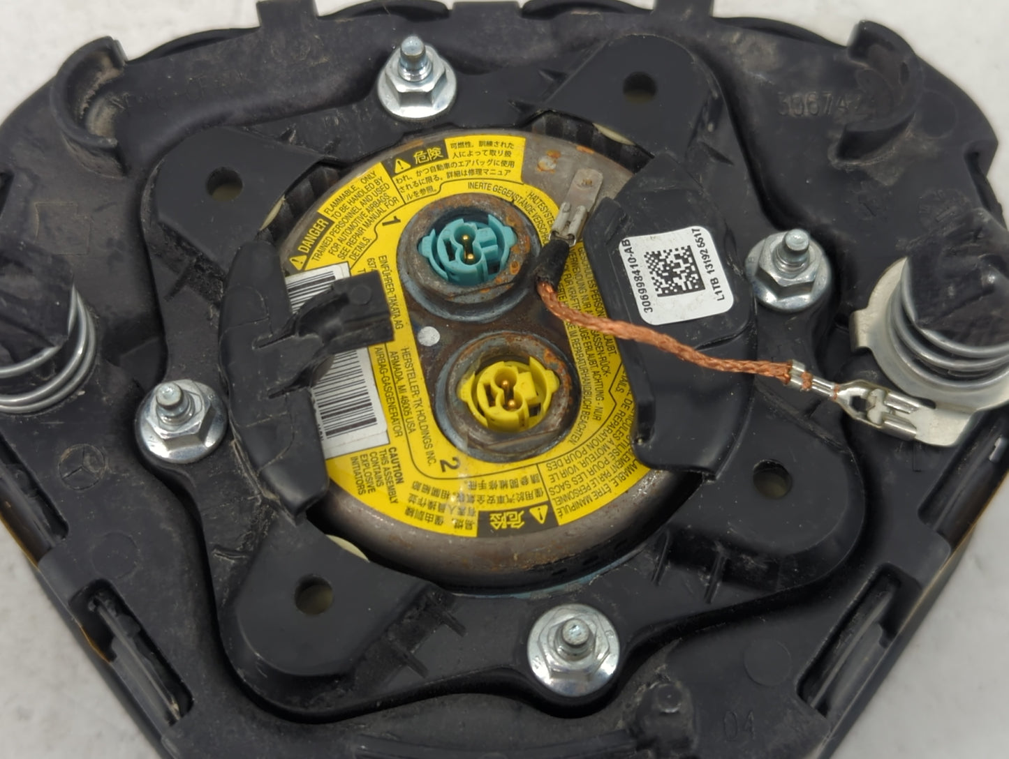 2014 Mercedes-Benz Cla250 Air Bag Driver Left Steering Wheel Mounted P/N:30669541AB 308692695162-AA, L1TB13192551T Fits OEM 