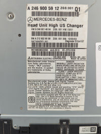 2014 Mercedes-Benz Cla250 Radio AM FM Cd Player Receiver Replacement P/N:A2469005912 A2469014604, A2129029008, NR-207 Fits O