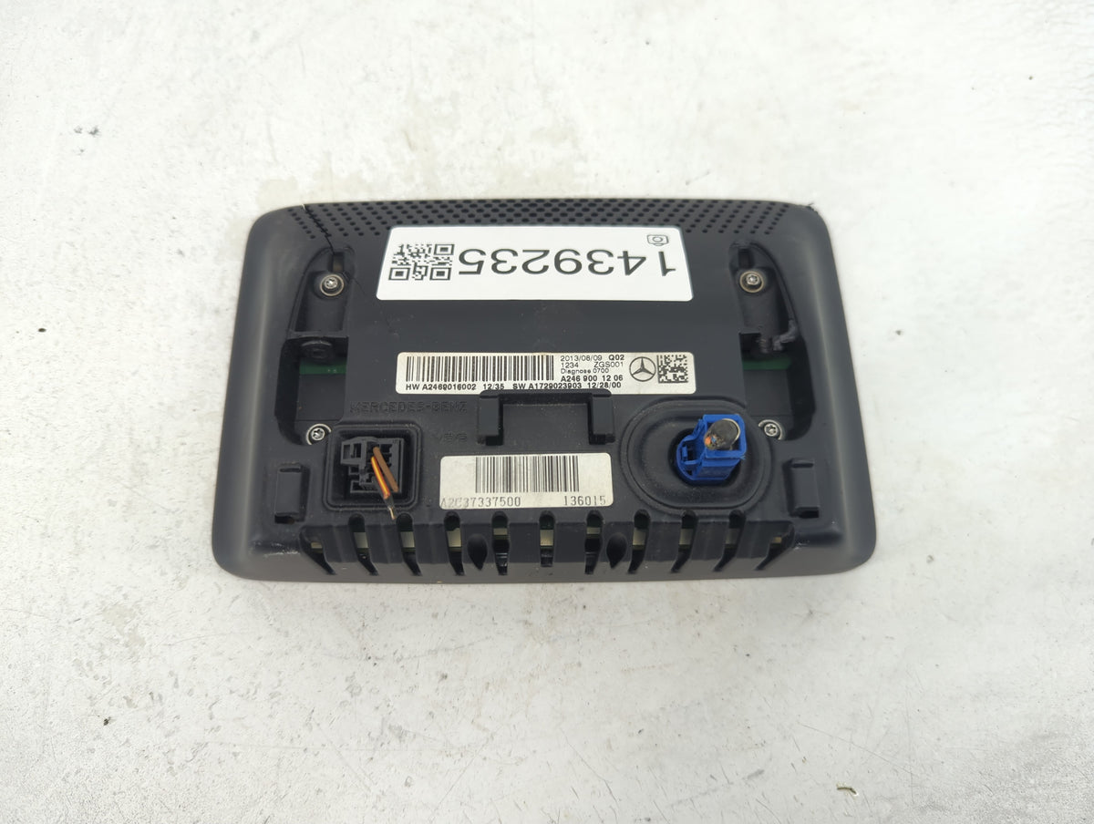 2014-2014 Mercedes-benz Cla250 Information Radio Display Screen - Oemusedautoparts1.com