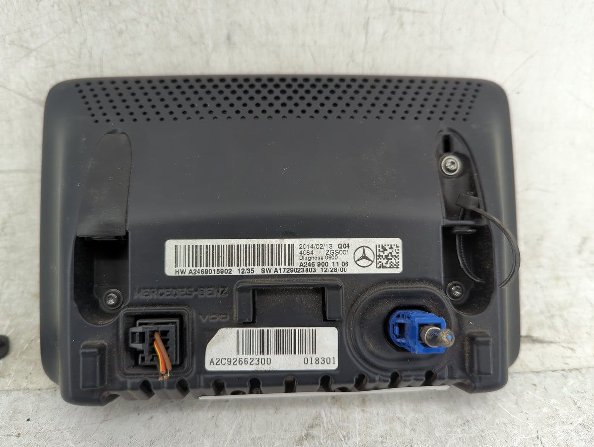 2014-2014 Mercedes-benz Cla250 Information Radio Display Screen 1451243 - Oemusedautoparts1.com
