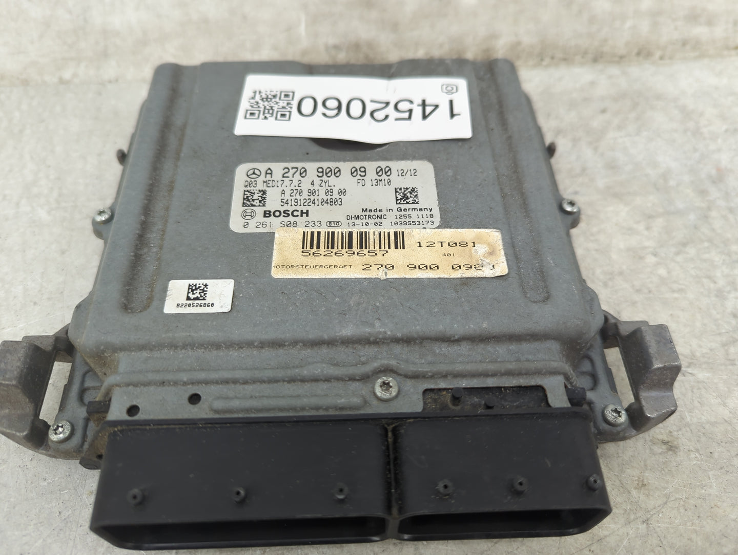 2014-2015 Mercedes-Benz Cla250 PCM Engine Control Computer ECU ECM PCU OEM P/N:A2709000900 A2709010900 Fits Fits 2013 2014 2