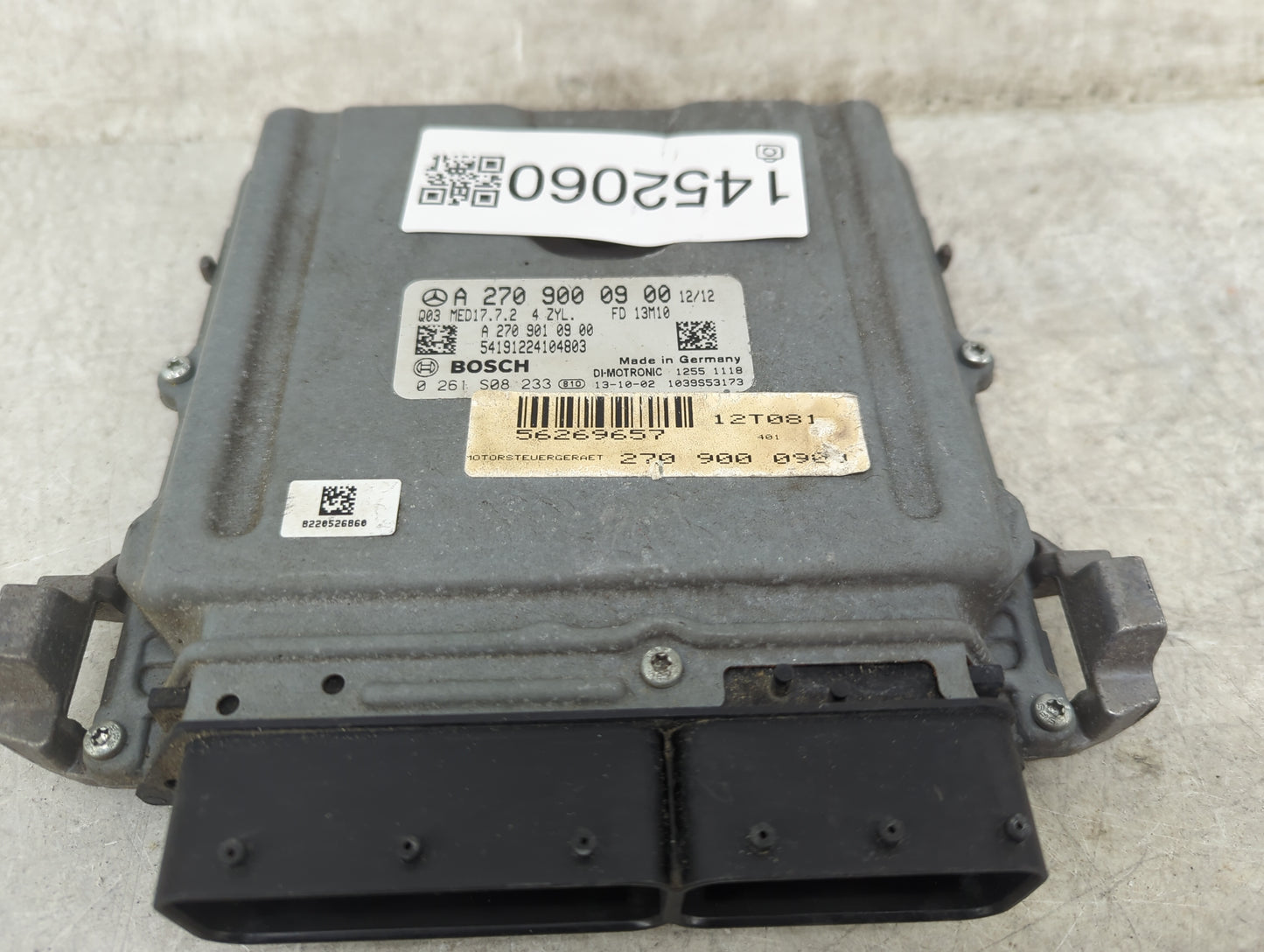 2014-2015 Mercedes-Benz Cla250 PCM Engine Control Computer ECU ECM PCU OEM P/N:A2709000900 A2709010900 Fits Fits 2013 2014 2