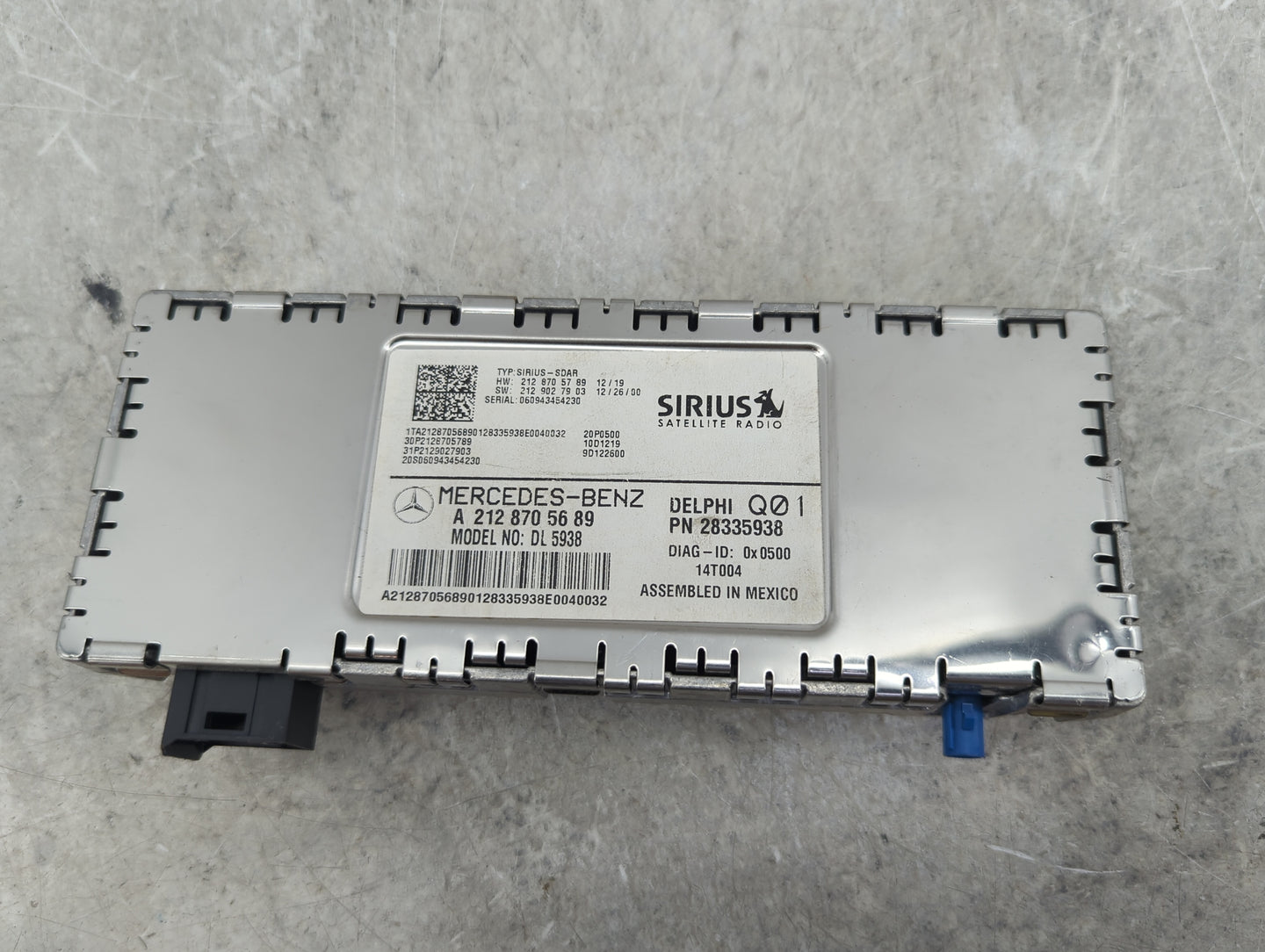 2014-2016 Mercedes-benz Cla250 Tuner Satellite Receiver - Oemusedautoparts1.com