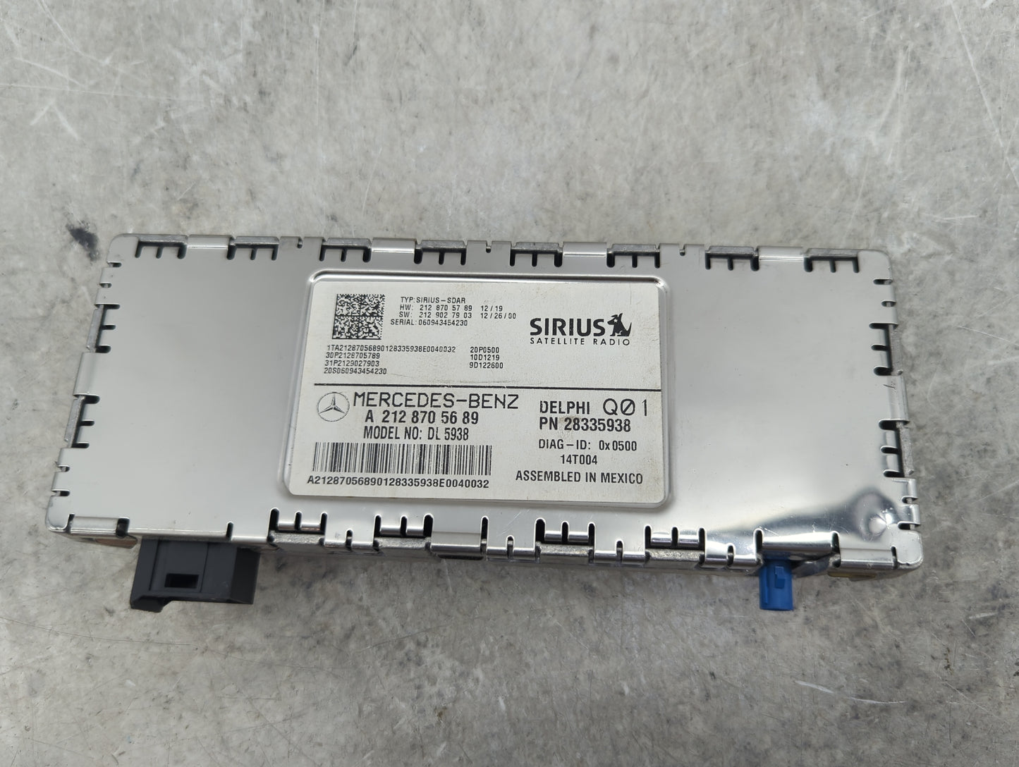 2014-2016 Mercedes-benz Cla250 Tuner Satellite Receiver - Oemusedautoparts1.com