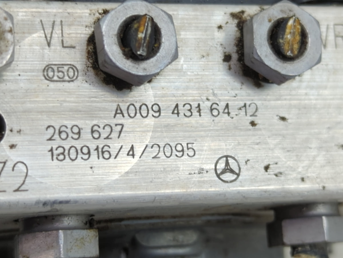 2014-2019 Mercedes-Benz Cla250 Anti-Lock Brake ABS Pump Module Actuator OEM P/N:A009 431 64 12 Fits OEM Used Auto Parts - Oe