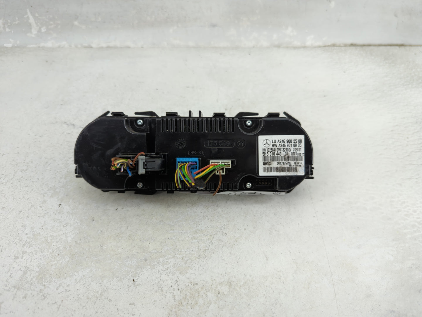 2014 Mercedes-Benz Cla250 Climate Control Module Temperature AC/Heater Replacement P/N:A245 901 09 05 A246 900 25 08 Fits OE