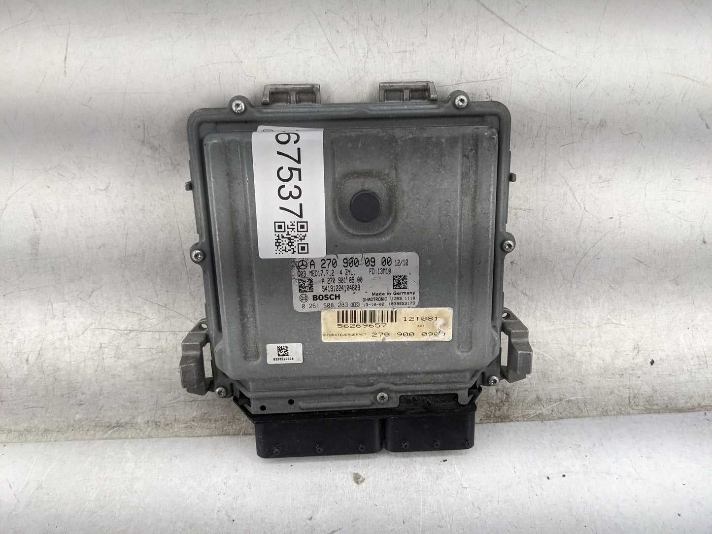 2014-2015 Mercedes-Benz Cla250 PCM Engine Control Computer ECU ECM PCU OEM P/N:A2709000900 A2709010900 Fits Fits 2013 2014 2