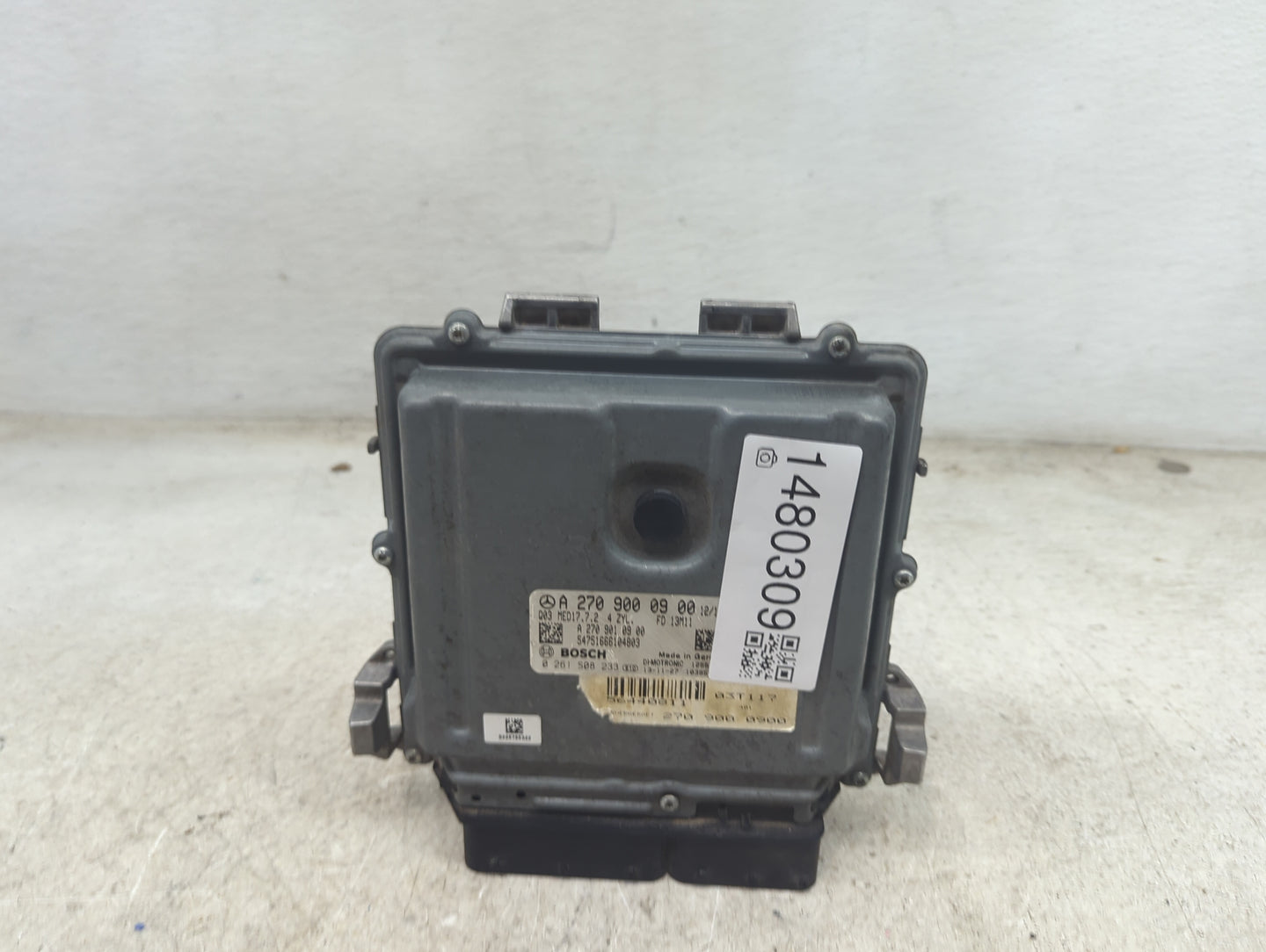 2014-2015 Mercedes-Benz Cla250 PCM Engine Control Computer ECU ECM PCU OEM P/N:A 270 900 09 00 0 261 S08 233 Fits OEM Used A