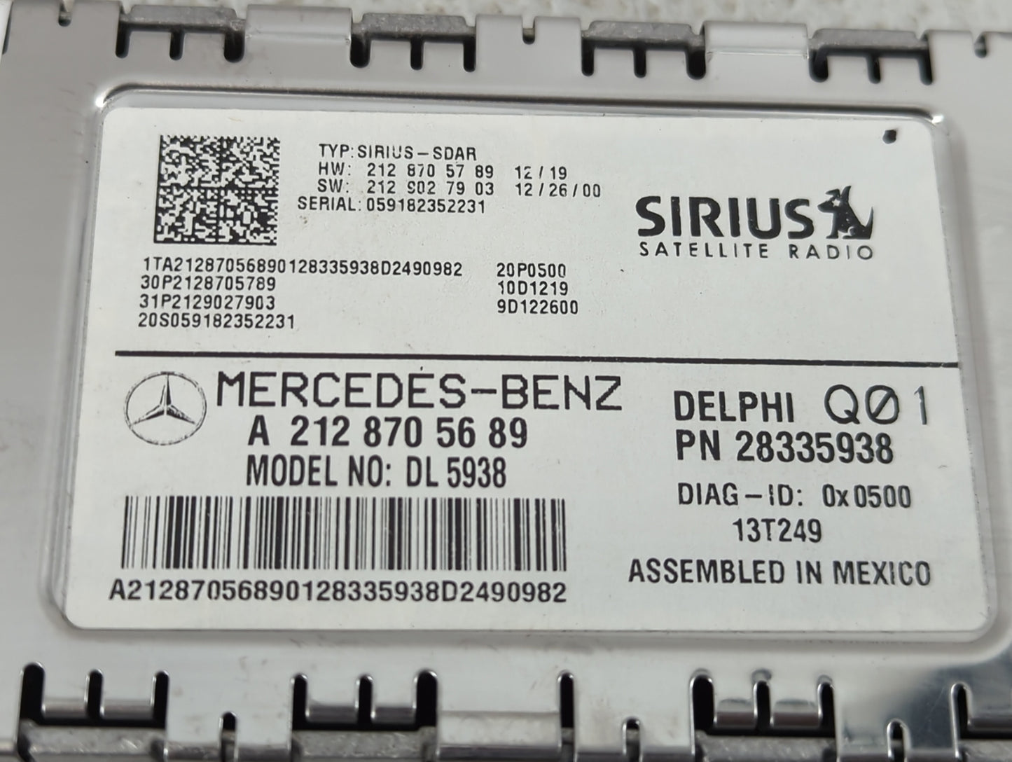 2014 Mercedes-benz Cls550 - Oemusedautoparts1.com