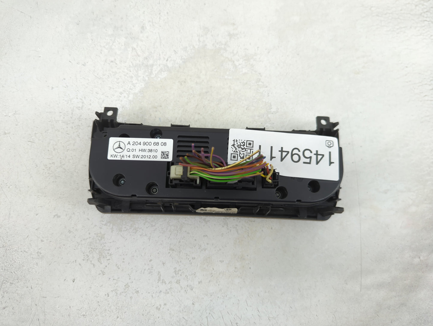 2012-2016 Mercedes-Benz Cls550 Climate Control Module Temperature AC/Heater Replacement P/N:A2049006808 Fits OEM Used Auto P