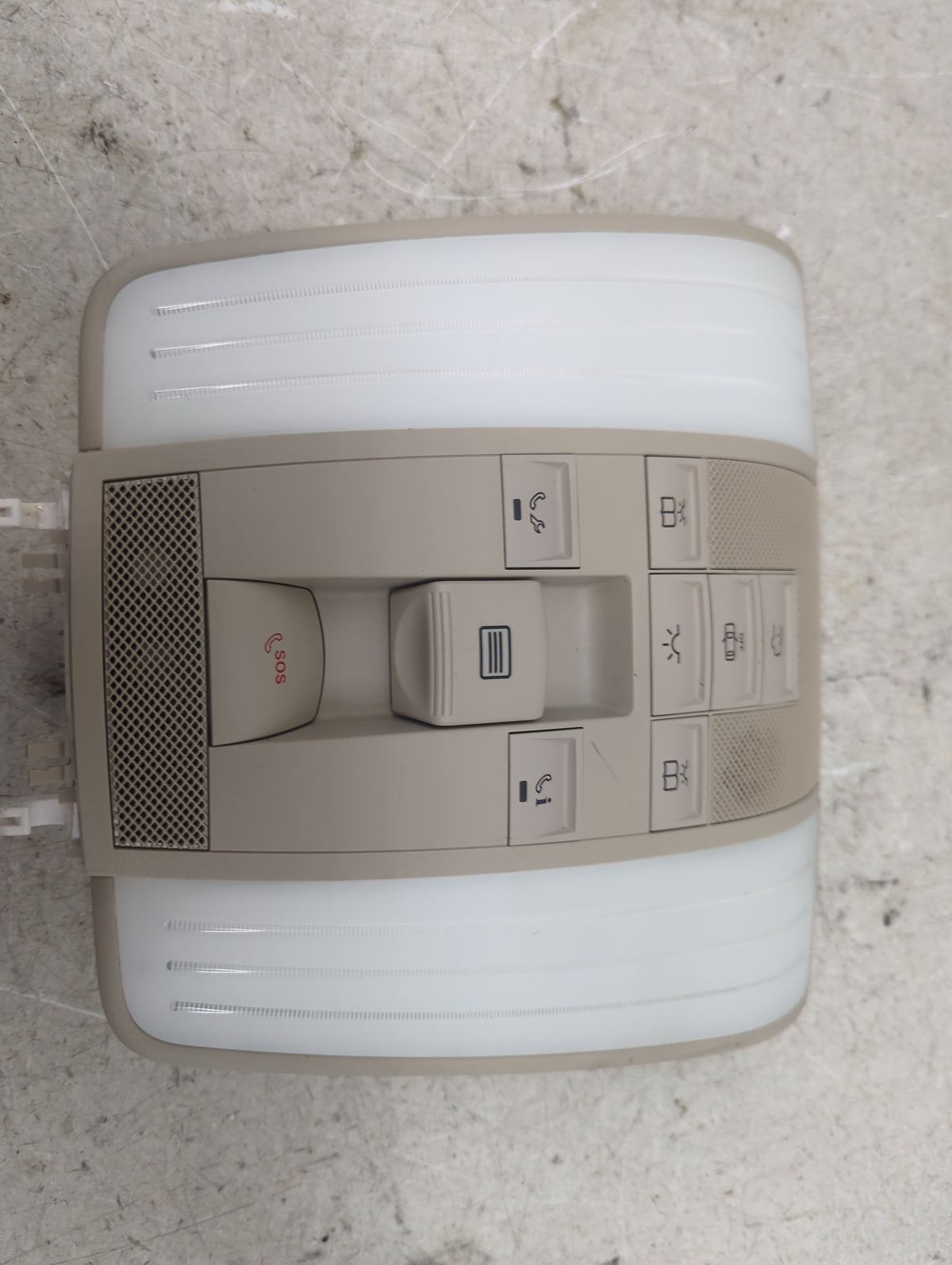 2014 Mercedes-benz E-class Overhead Roof Console Tan - Oemusedautoparts1.com
