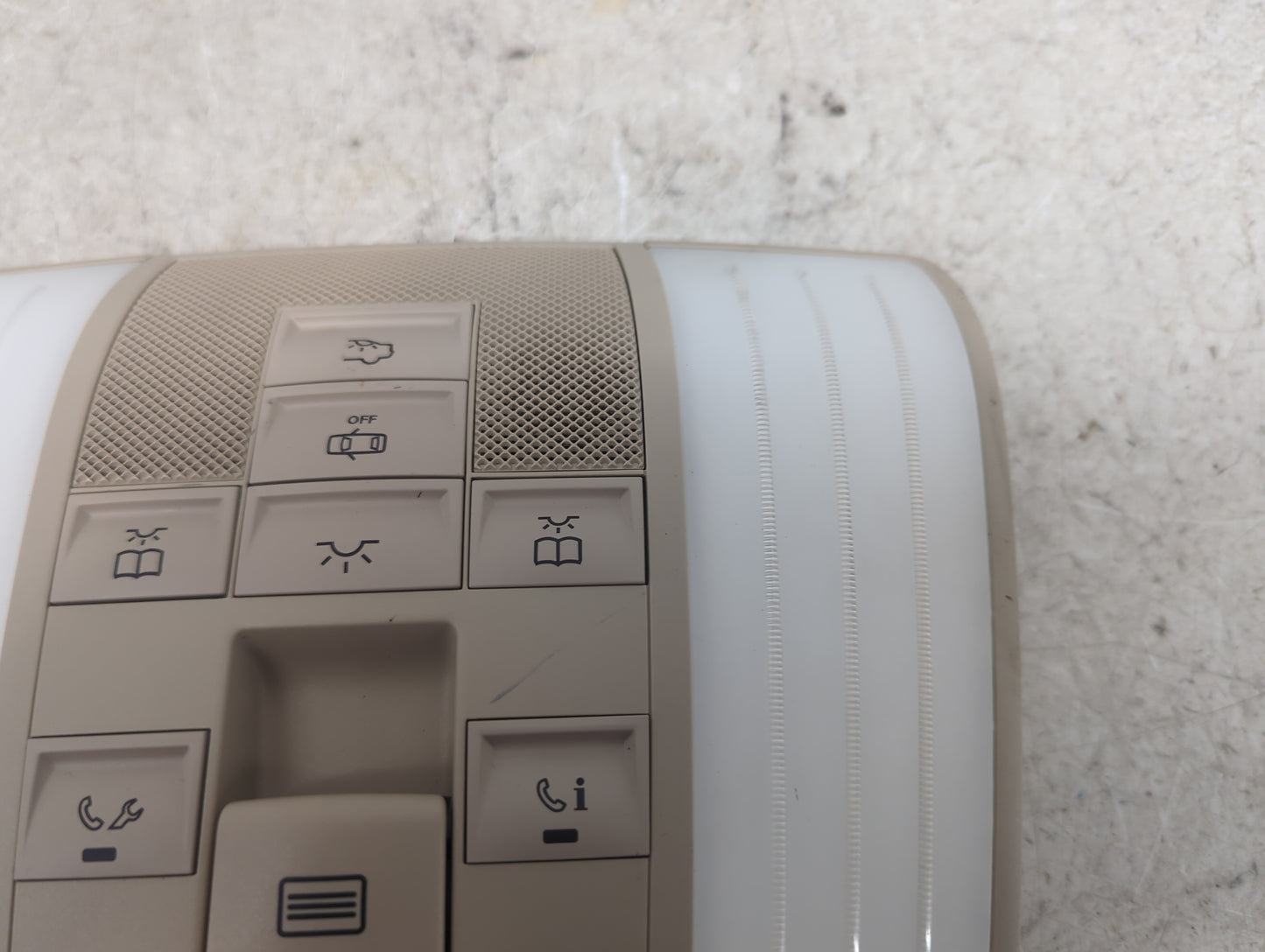 2014 Mercedes-benz E-class Overhead Roof Console Tan - Oemusedautoparts1.com