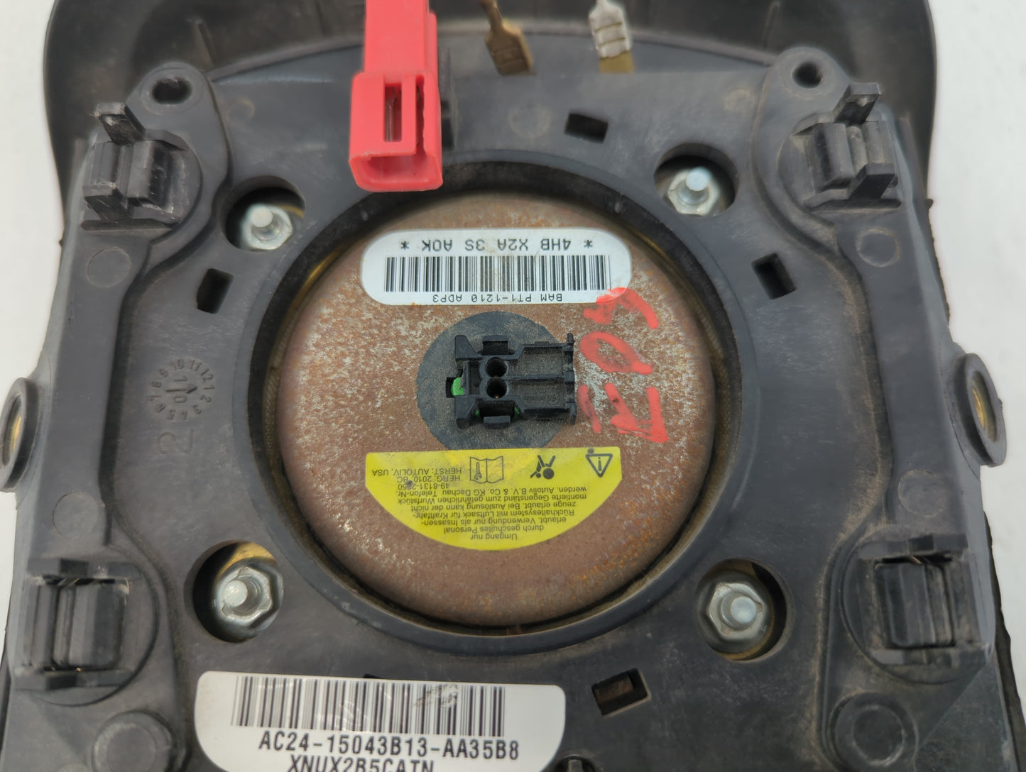 2014 Mercedes-Benz E250 Air Bag Driver Left Steering Wheel Mounted P/N:BN741G5CBFT AC24015043B13-1D35B8 Fits OEM Used Auto P