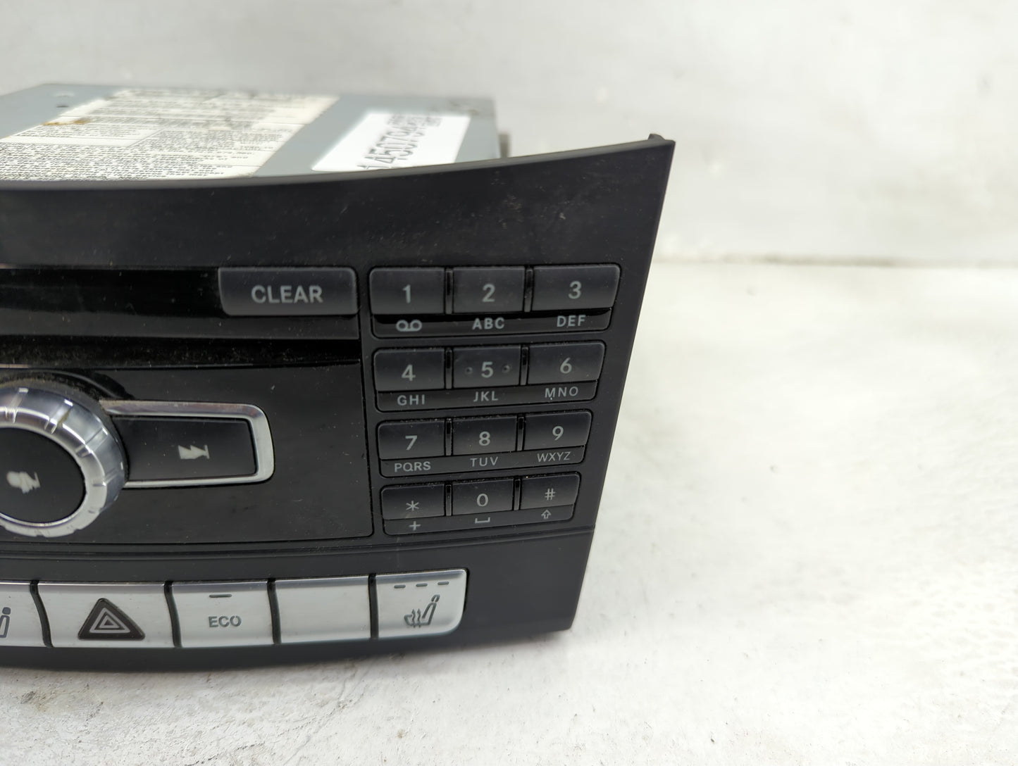 2014 Mercedes-Benz E350 Radio AM FM Cd Player Receiver Replacement P/N:A2129006723 A2129017806, A2129022408 Fits OEM Used Au