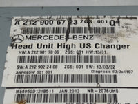 2014 Mercedes-Benz E350 Radio AM FM Cd Player Receiver Replacement P/N:A2129006723 A2129017806, A2129022408 Fits OEM Used Au