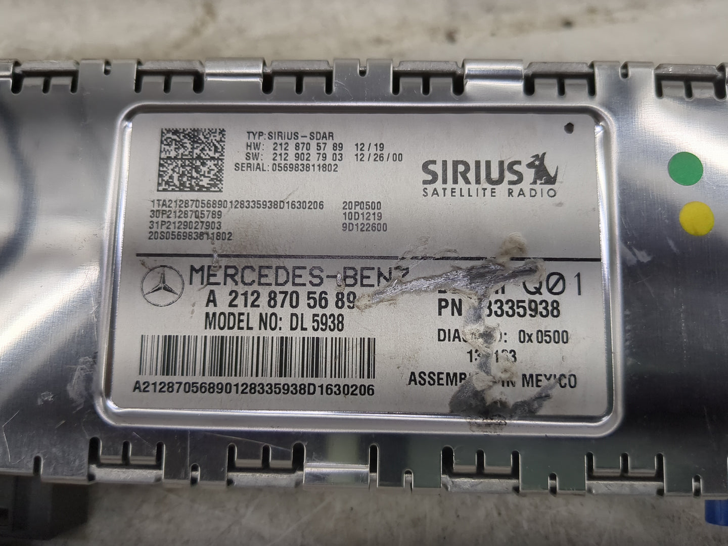2014-2015 Mercedes-benz E350 Tuner Satellite Receiver - Oemusedautoparts1.com