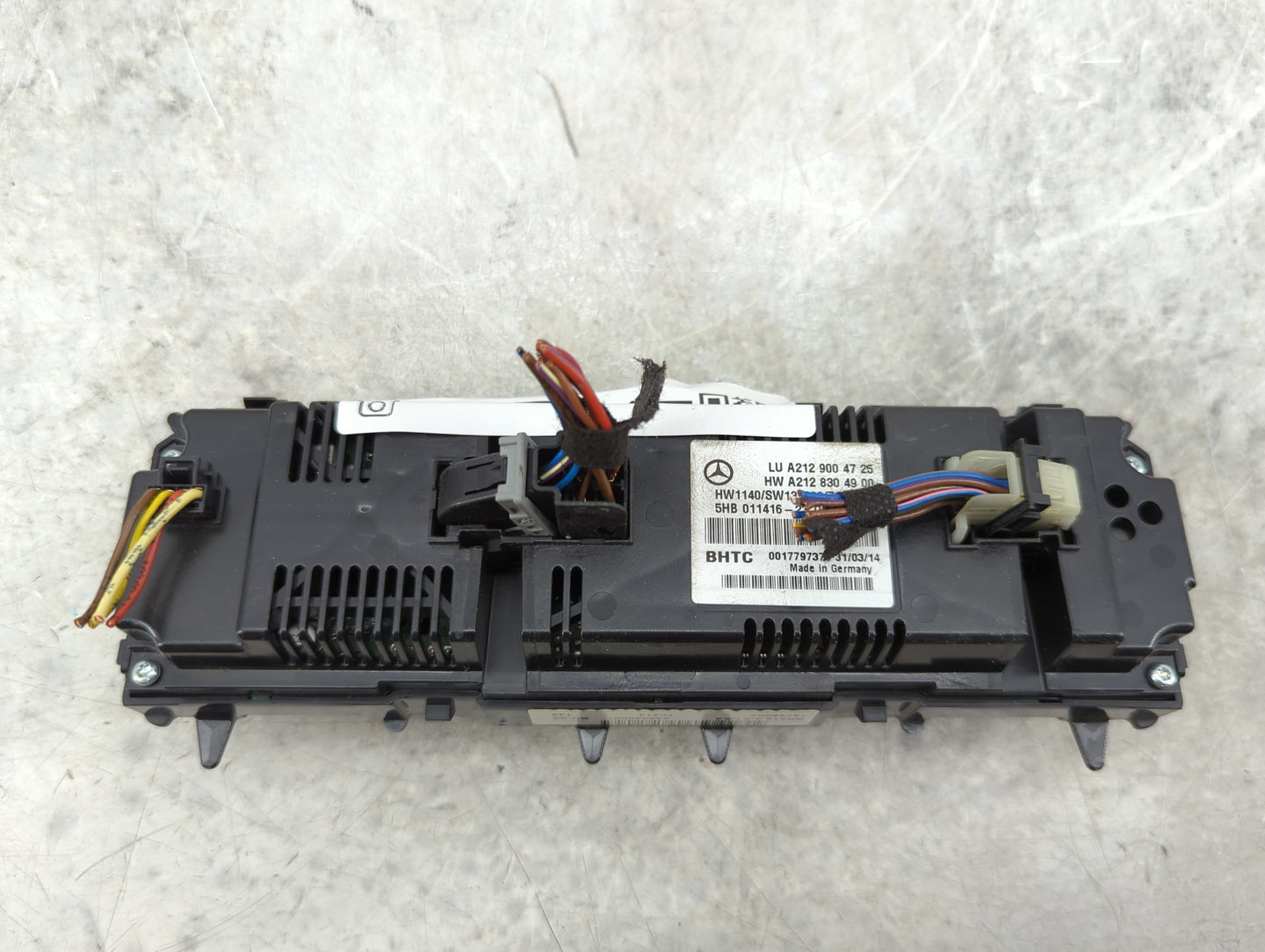 2014 Mercedes-Benz E350 Climate Control Module Temperature AC/Heater Replacement P/N:A212 830 49 00 A212 900 47 25 Fits OEM 
