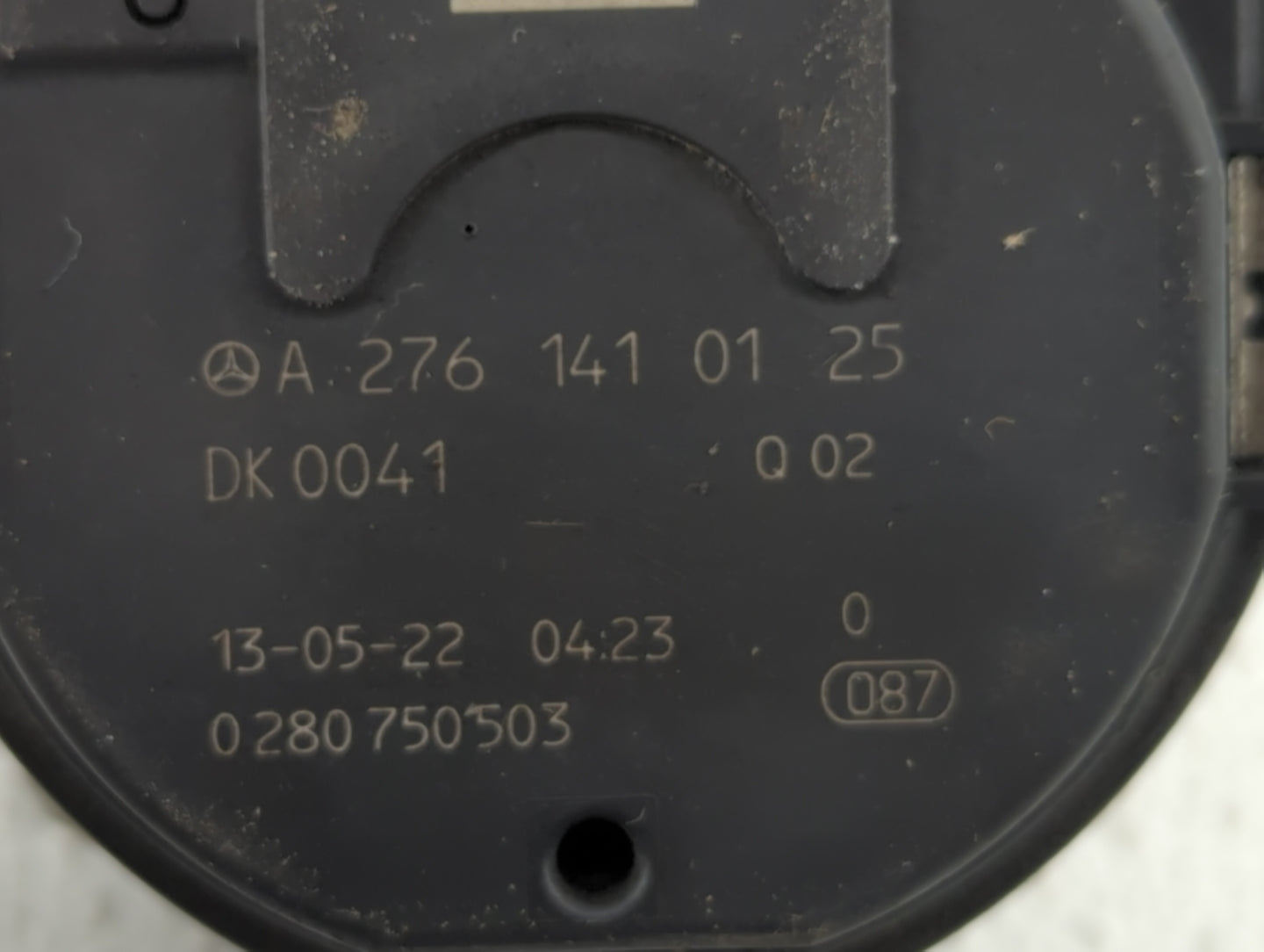 2012-2016 Mercedes-Benz E350 Throttle Body P/N:A 276 141 01 25 2761410125 Fits OEM Used Auto Parts - Oemusedautoparts1.com