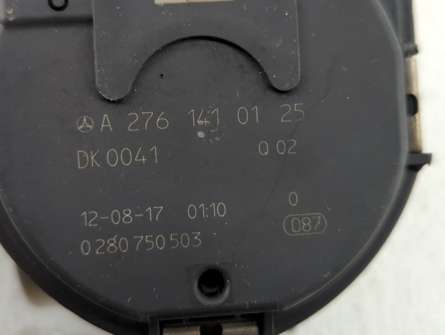 2012-2016 Mercedes-Benz E350 Throttle Body P/N:A 276 141 01 25 2761410125 Fits OEM Used Auto Parts - Oemusedautoparts1.com