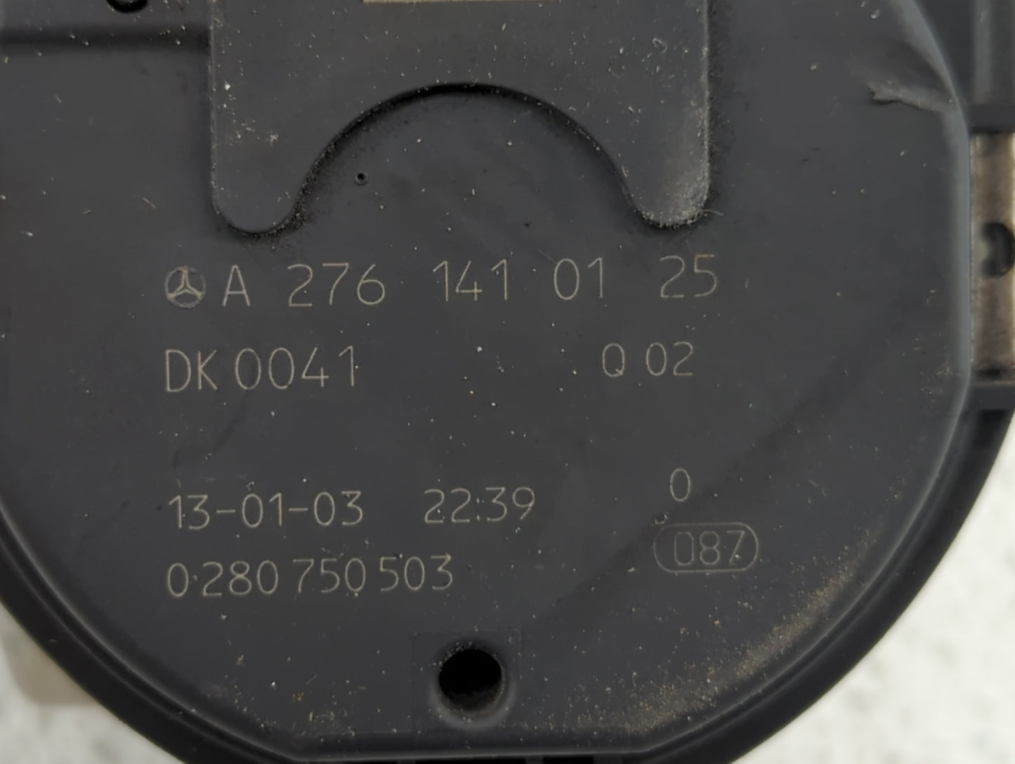 2012-2016 Mercedes-Benz E350 Throttle Body P/N:A 276 141 01 25 2761410125 Fits OEM Used Auto Parts - Oemusedautoparts1.com