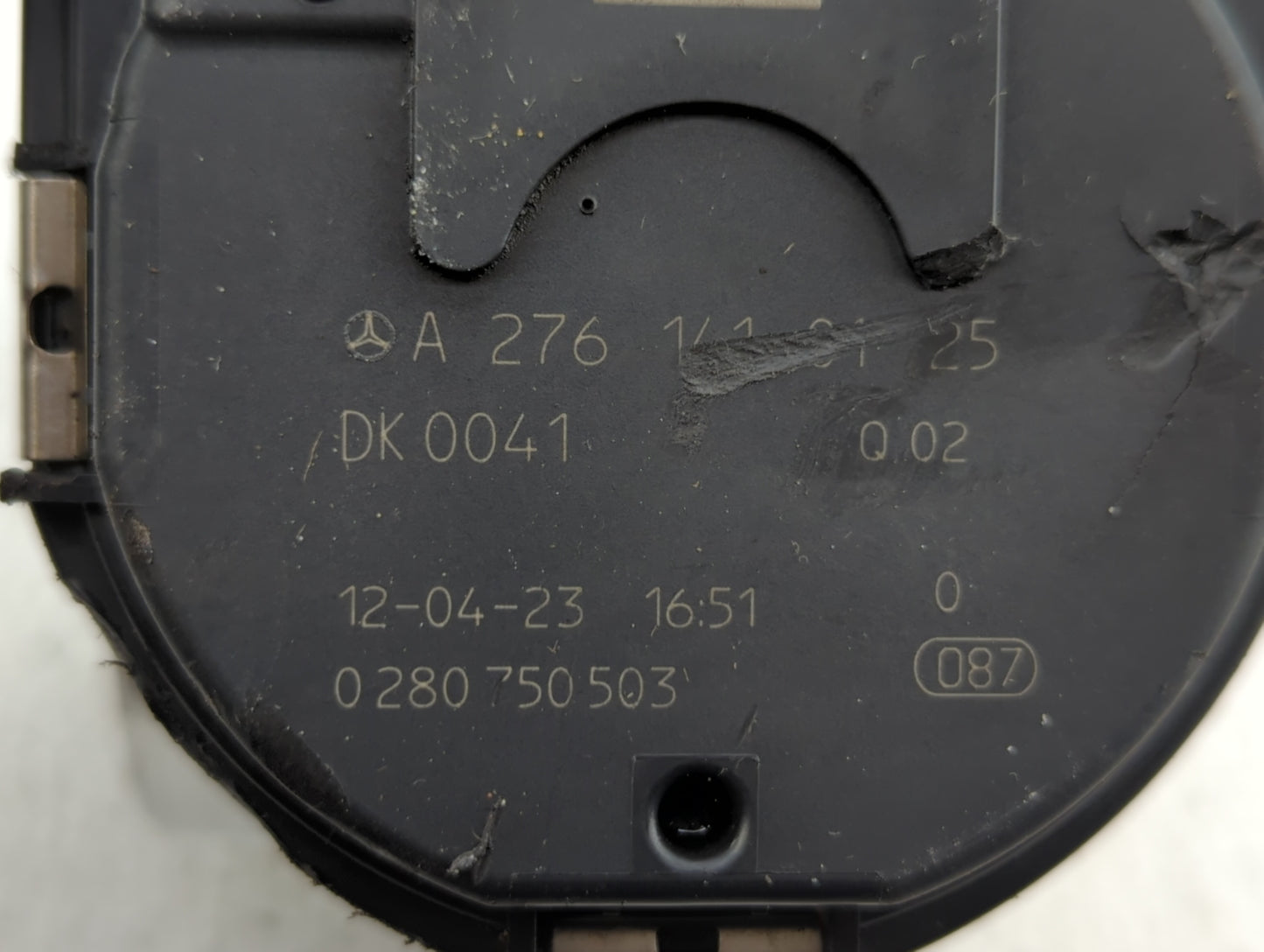 2012-2016 Mercedes-Benz E350 Throttle Body P/N:A 276 141 01 25 2761410125 Fits OEM Used Auto Parts - Oemusedautoparts1.com