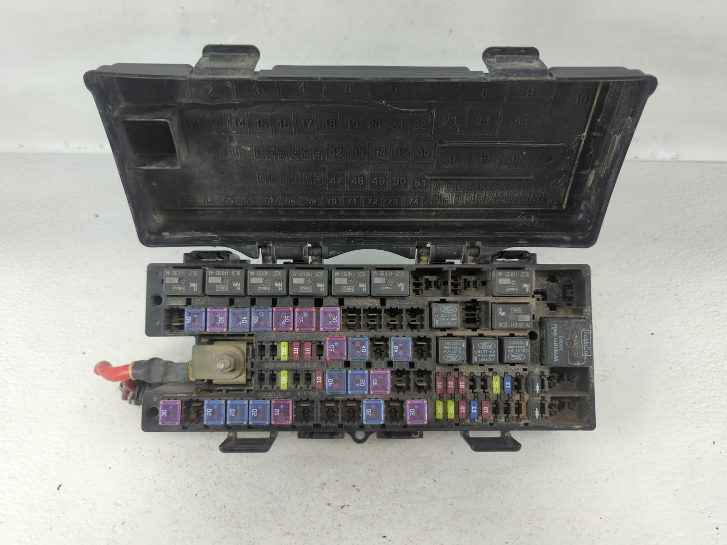 2014 Mercedes-Benz E350 Fusebox Fuse Box Panel Relay Module P/N:9C2T-14A003-AB Fits OEM Used Auto Parts - Oemusedautoparts1.
