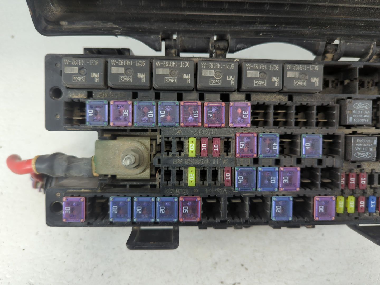 2014 Mercedes-Benz E350 Fusebox Fuse Box Panel Relay Module P/N:9C2T-14A003-AB Fits OEM Used Auto Parts - Oemusedautoparts1.