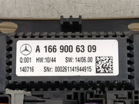 2014-2016 Mercedes-Benz Gl350 Climate Control Module Temperature AC/Heater Replacement P/N:A 166 900 63 09 A 166 900 02 06 F