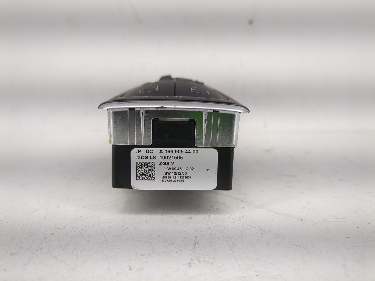2013-2016 Mercedes-Benz Gl450 Master Power Window Switch Replacement Driver Side Left P/N:A 166 905 44 00 Fits OEM Used Auto