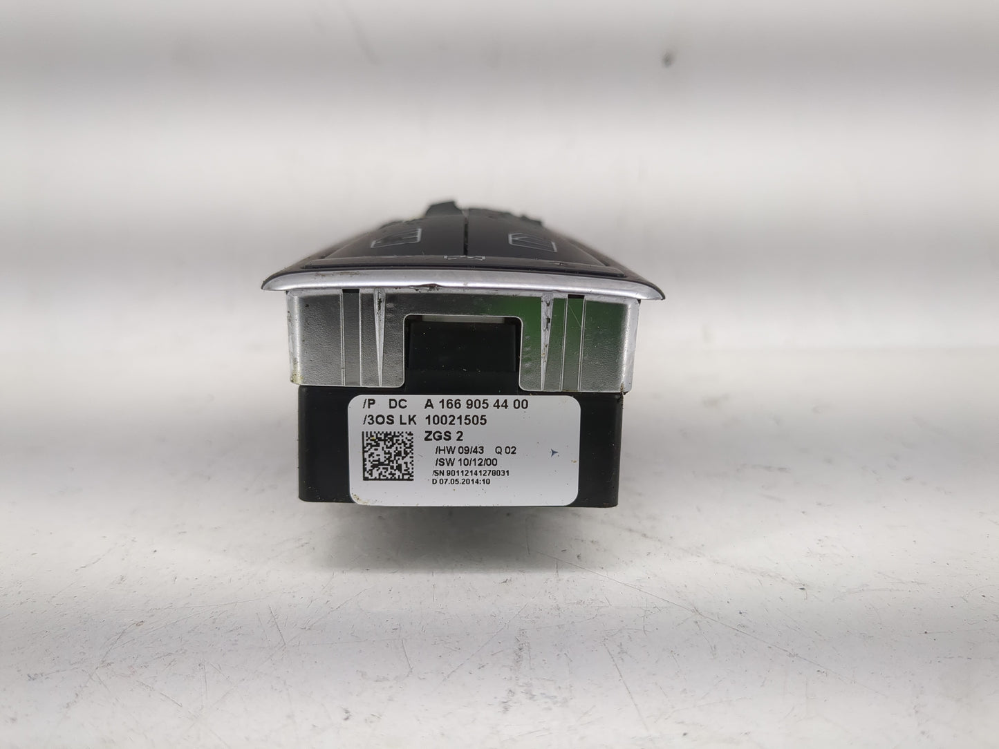 2013-2016 Mercedes-Benz Gl450 Master Power Window Switch Replacement Driver Side Left P/N:A 166 905 44 00 Fits OEM Used Auto