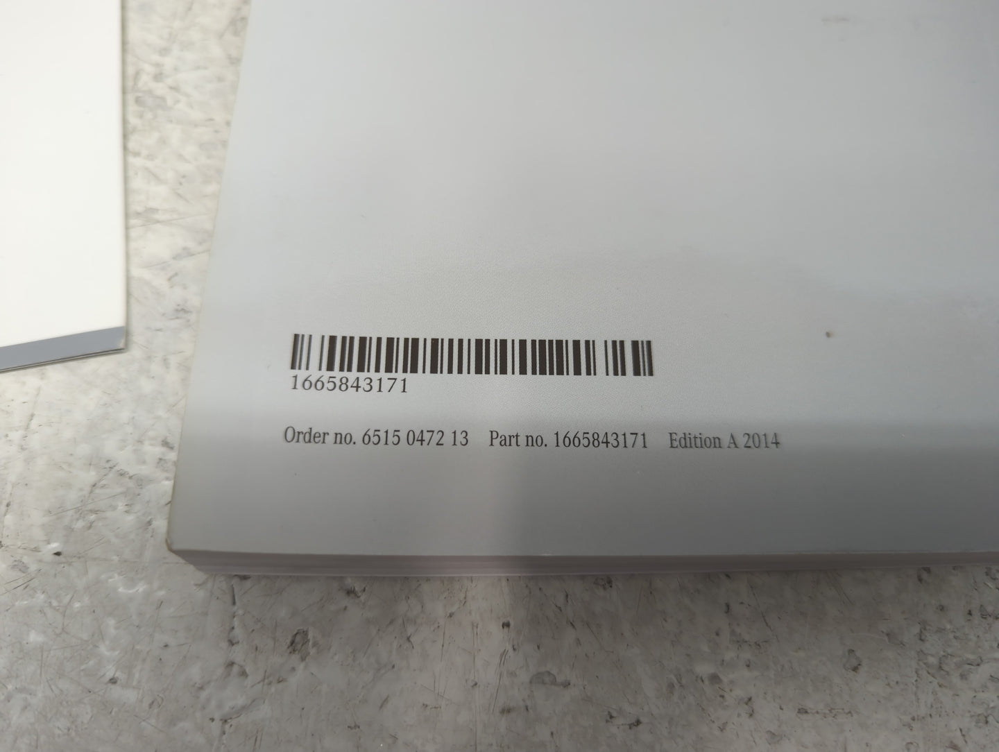 2014 Mercedes-Benz Gl450 Owners Manual Book Guide P/N:1665843171 OEM Used Auto Parts - Oemusedautoparts1.com