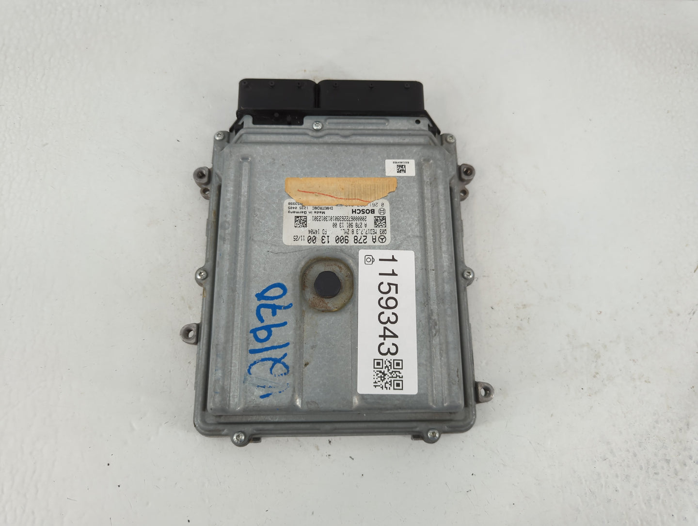 2014 Mercedes-Benz Glc300 PCM Engine Control Computer ECU ECM PCU OEM P/N:A 278 900 13 00 A 278 900 14 00 Fits OEM Used Auto