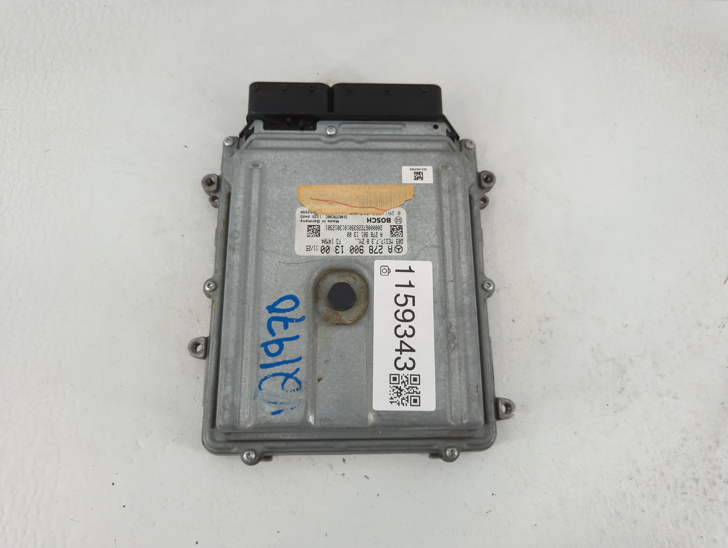 2014 Mercedes-Benz Glc300 PCM Engine Control Computer ECU ECM PCU OEM P/N:A 278 900 13 00 A 278 900 14 00 Fits OEM Used Auto