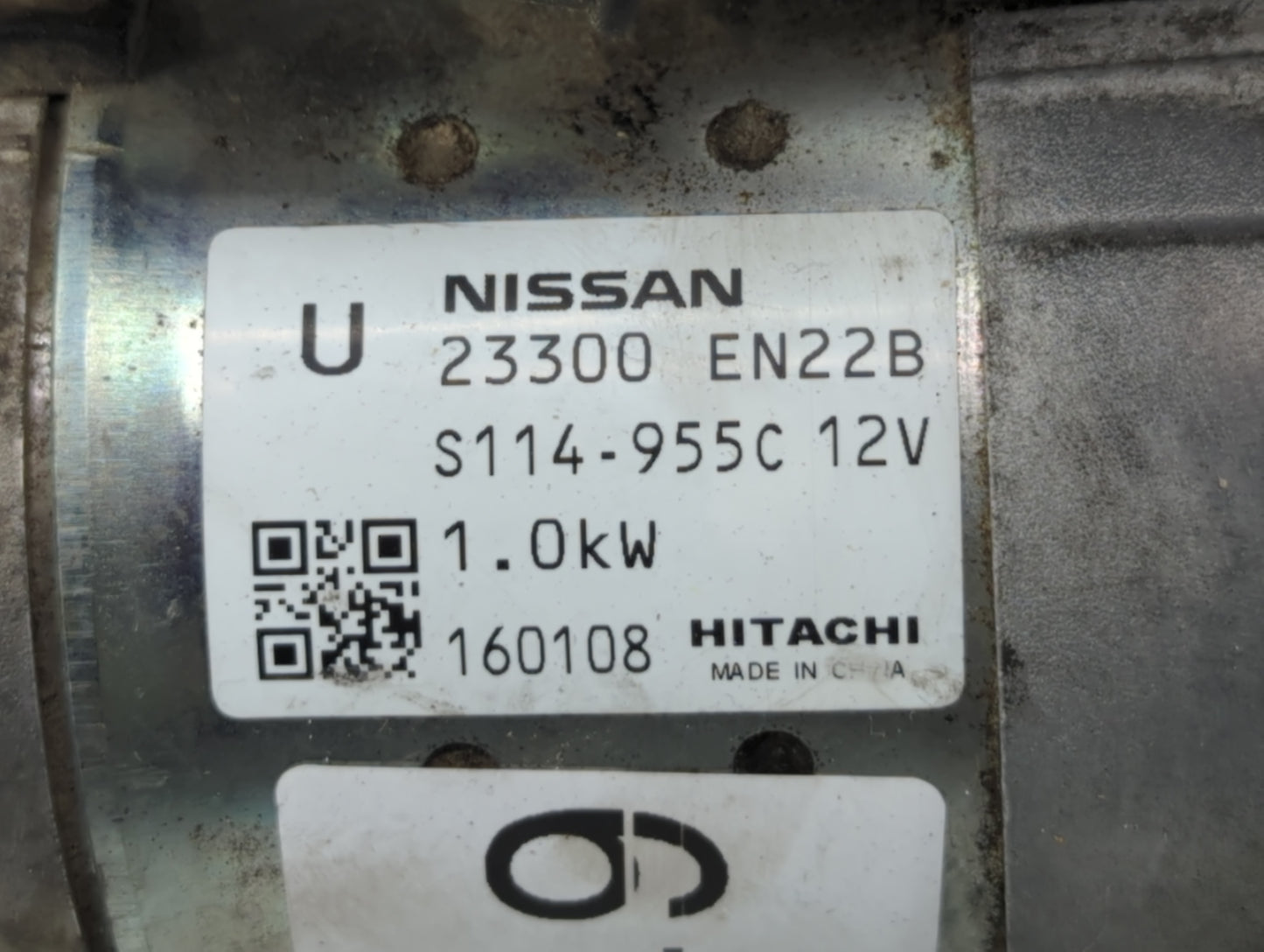 2014 Mercedes-Benz Glk250 Car Starter Motor Solenoid OEM P/N:23300 EN22B Fits Fits 2013 2015 2016 OEM Used Auto Parts - Oemu